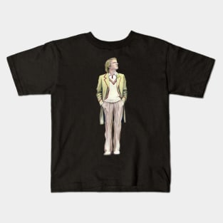 The 5th Dr Who: Peter Davison Kids T-Shirt